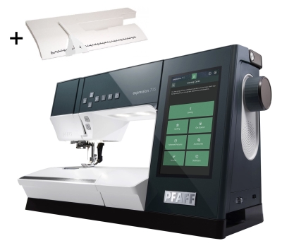 PFAFF - expression 715 mit gro�em Anschiebetisch
