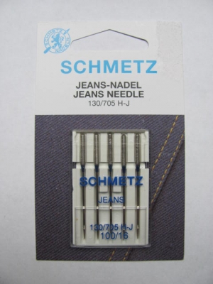 Nähmaschinennadeln Schmetz 705 H-Jeans Stärke 100