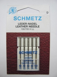 N�hmaschinennadeln Schmetz 705 H-LL Leder St�rke 80-100