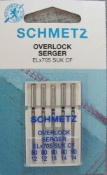 Overlock/Coverlock Jersey Nadeln ELx705 SUK CF Strke 80 Schmetz